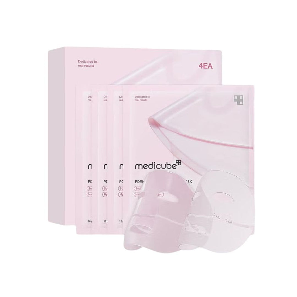 (4 PCS) Medicube PDRN Pink Collagen Gel Mask Box