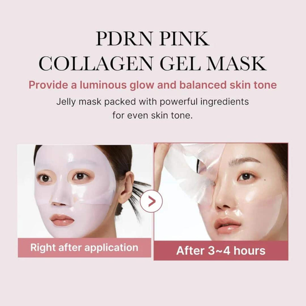 (4 PCS) Medicube PDRN Pink Collagen Gel Mask Box